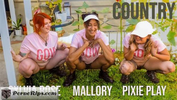 Girls Out West – Mallory, Pixie Play And Sylvia Rose